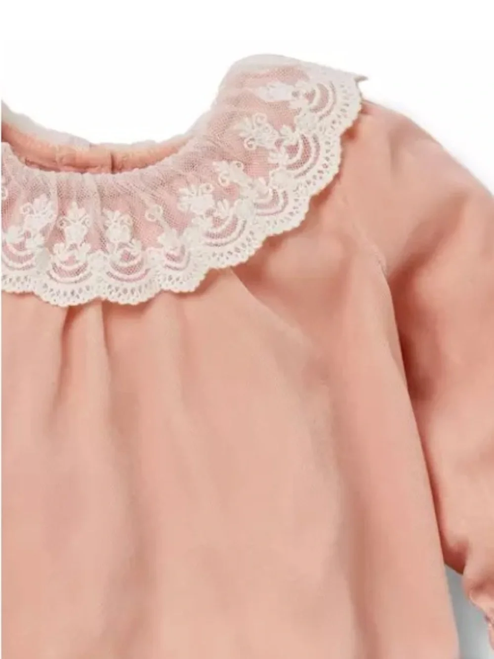 Janie and Jack Baby Velvet Collared Matching Set Pink 2-Piece 12-18M NWT